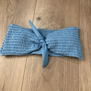 Zaful front tie bikini top